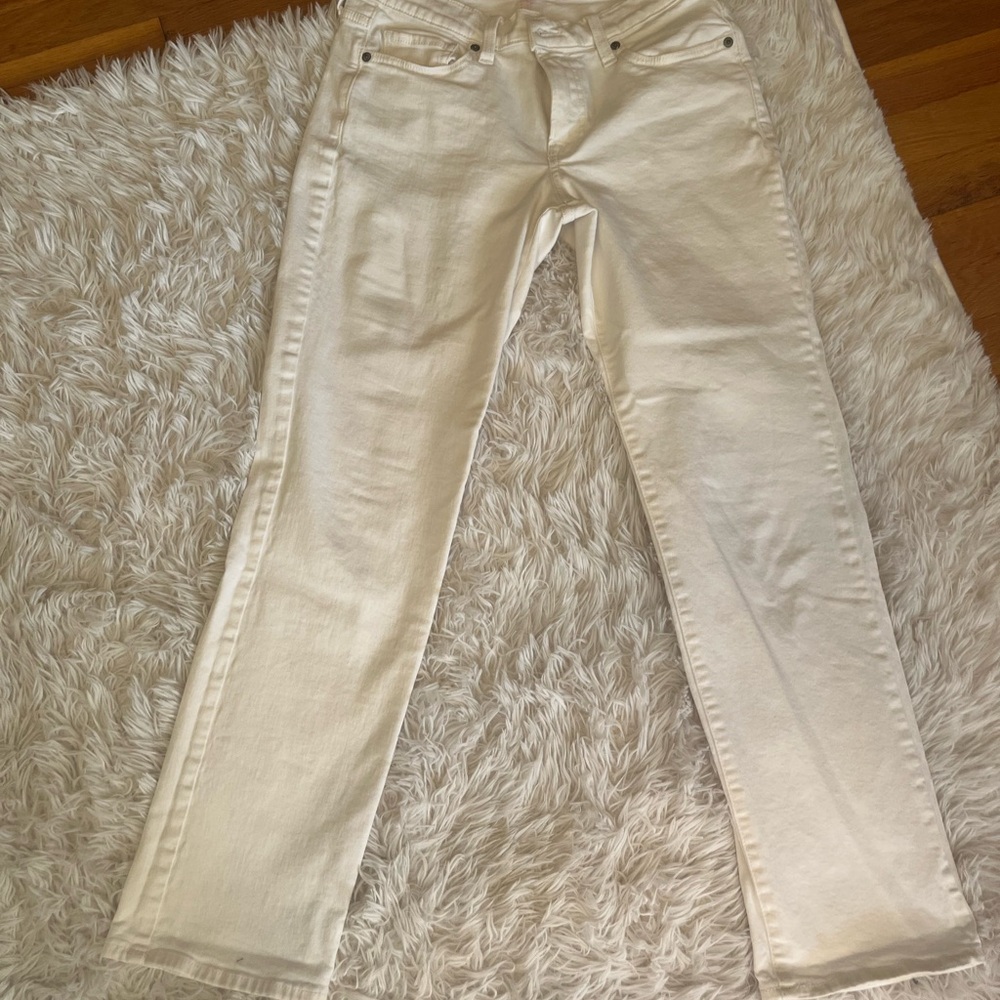 Women's White Jeans Lucky Brand- Size 6